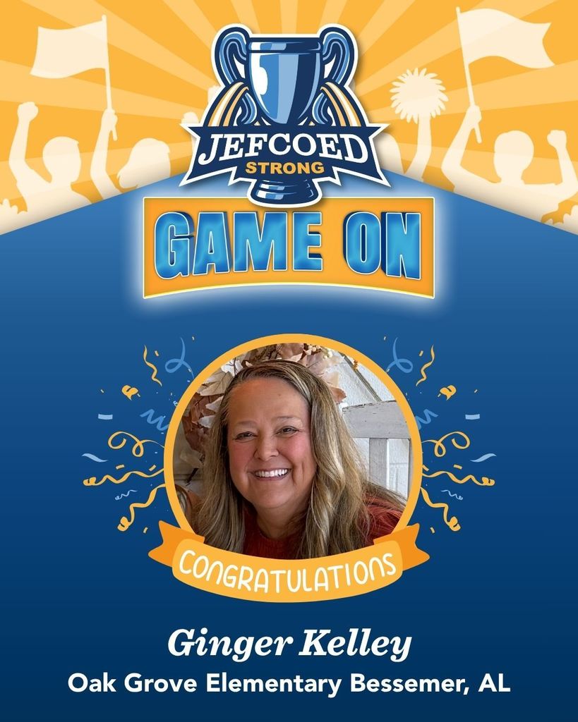 Ginger Kelley is the winner for our JEFCOED strong award.