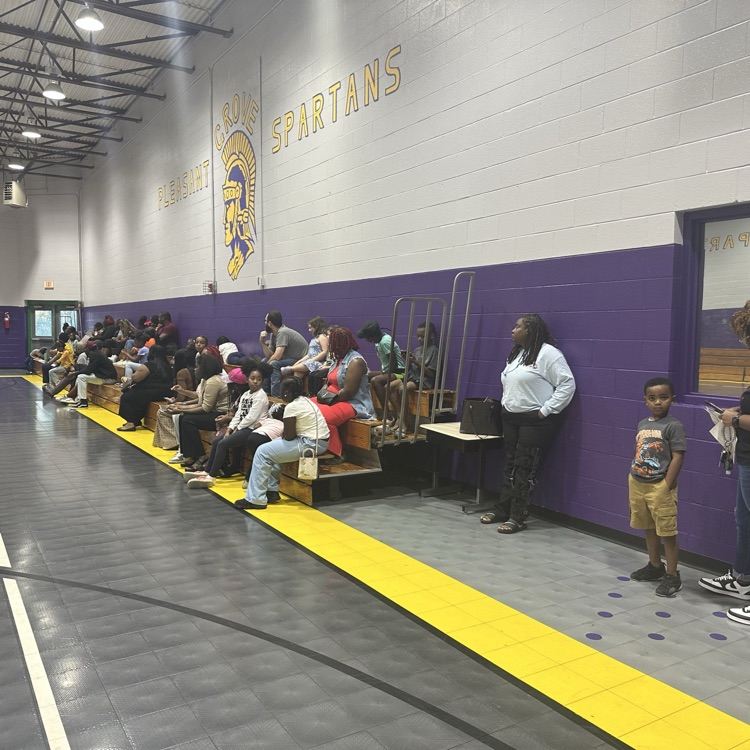 Parents listening to Mrs. Jeffreys and Mrs. Veasey.
