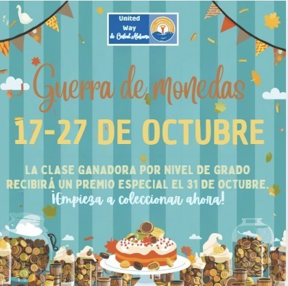 Guerra de monedas. 17-27 de octubre. La clase ganadora por nivel de grado recibir a un premio especial el 31 de octubre. Empieza a coleccionar ahora!