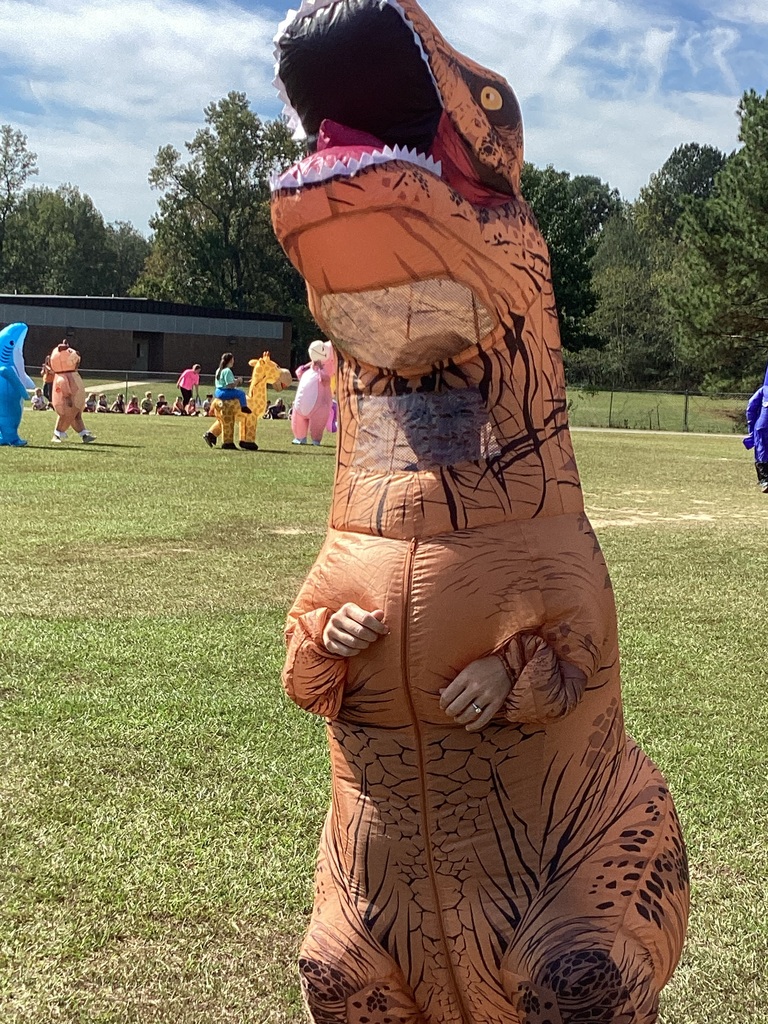 Teachers ready for Bryan's Inflatable Race