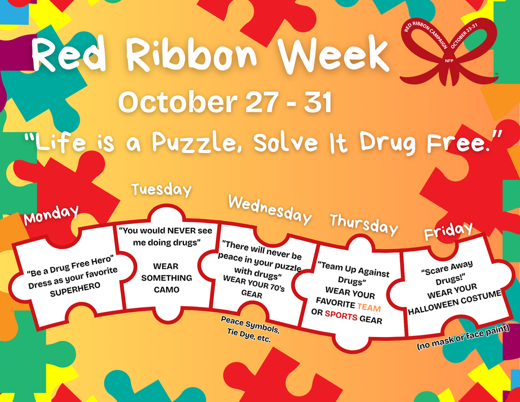 Red Ribbon Week Dress Up Days