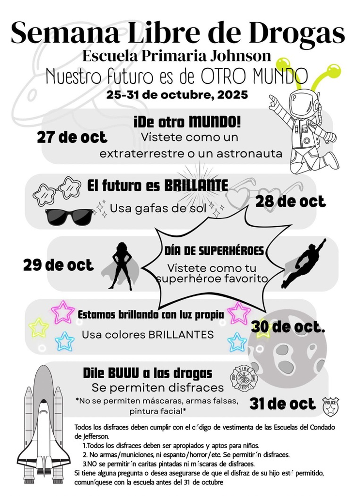 red ribbon week dress up days