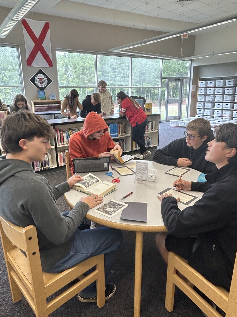 students making crafts