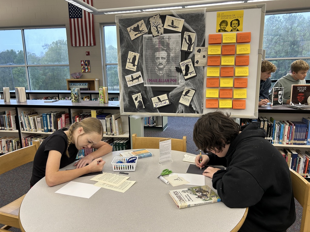 Students making crafts