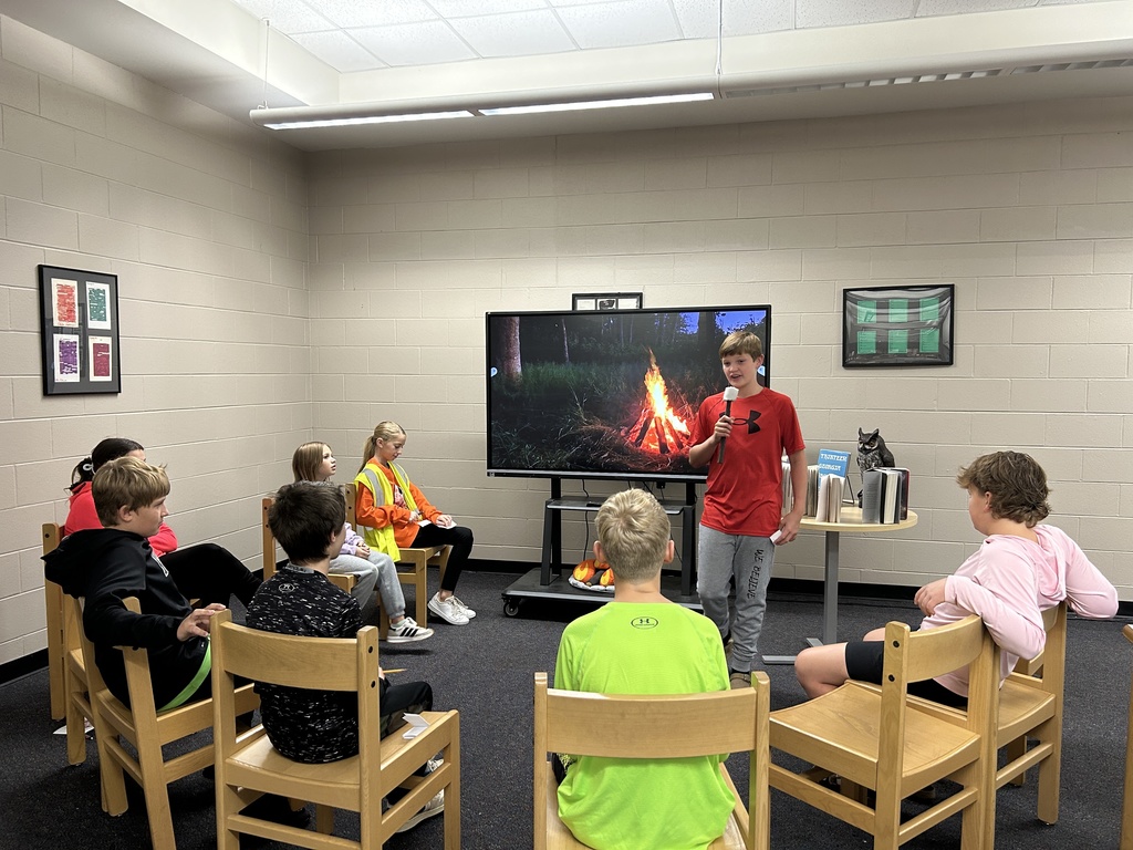 students telling ghost stories