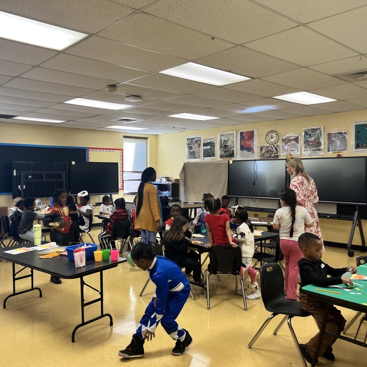 A club listening to instructions.