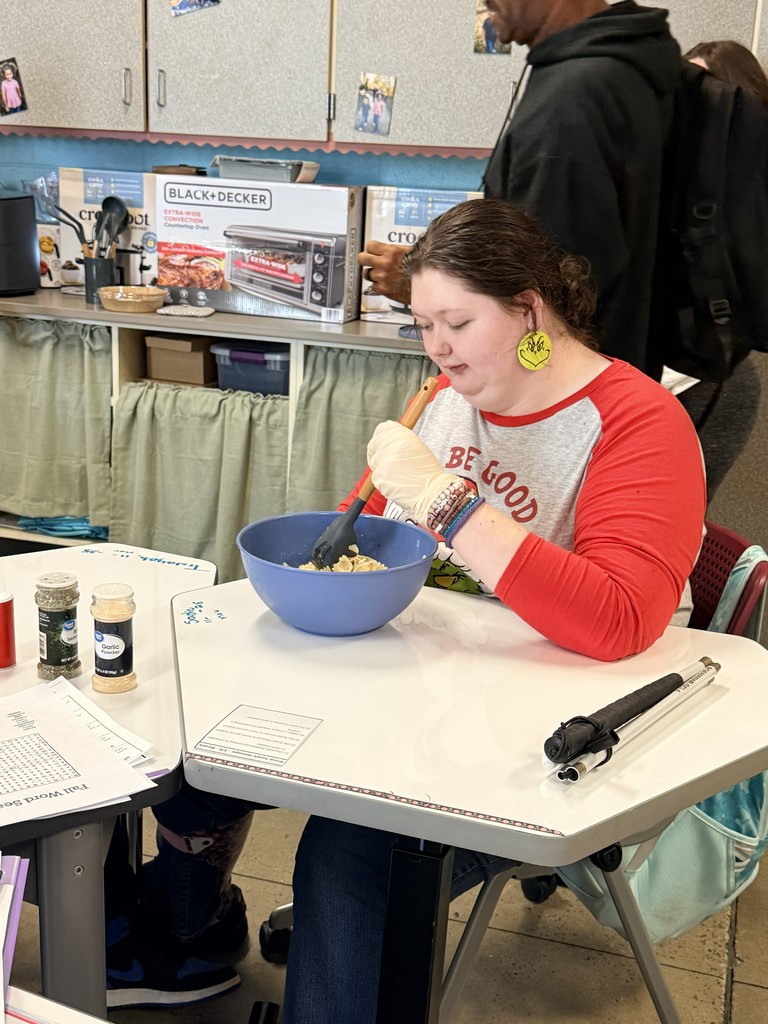 Air Fryer Chips in Mrs. Hill's Class