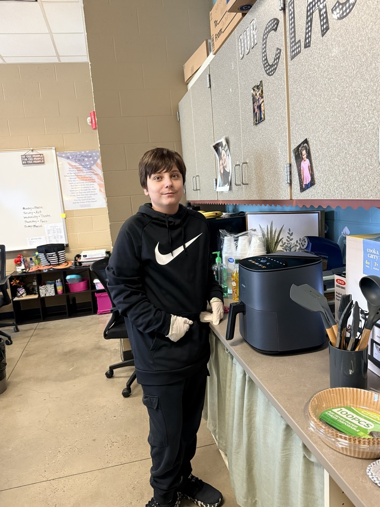 Air Fryer Chips in Mrs. Hill's Class