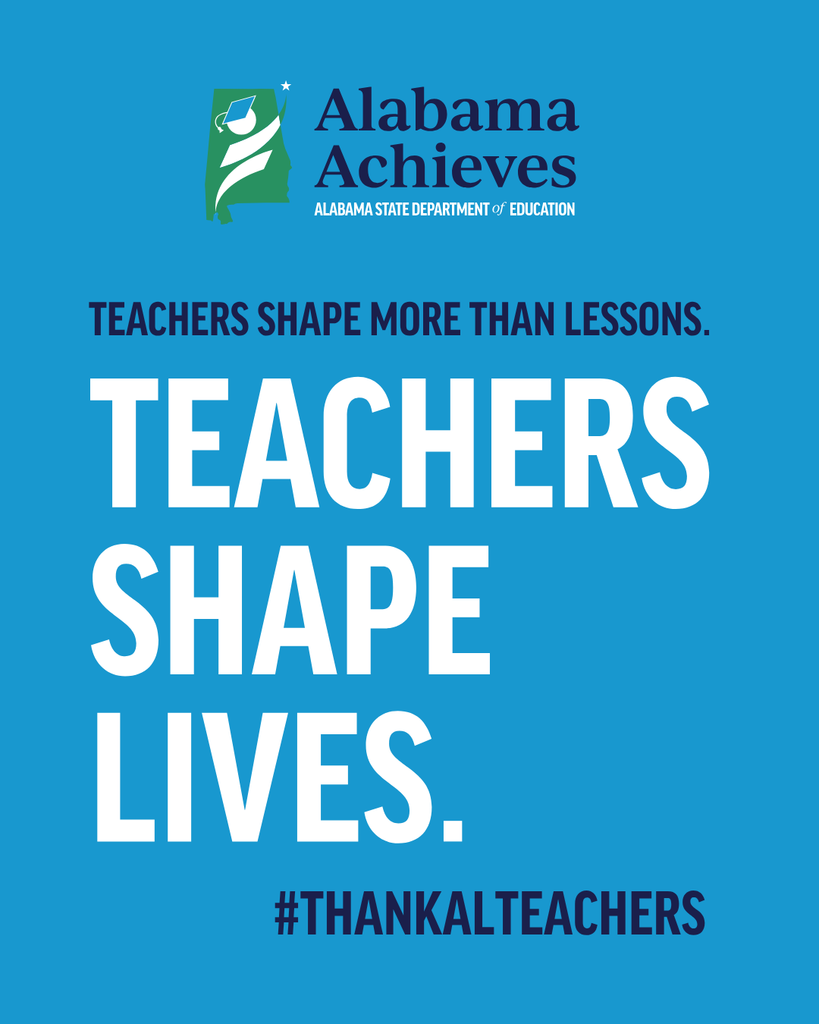 Flyer for Thank A Teacher Month
