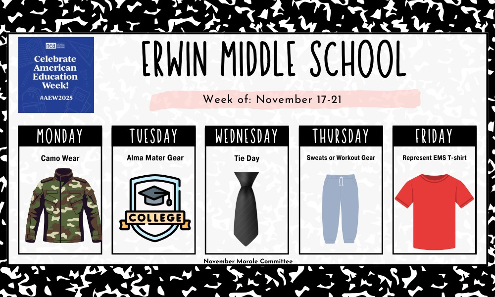 American education week school spirit banner