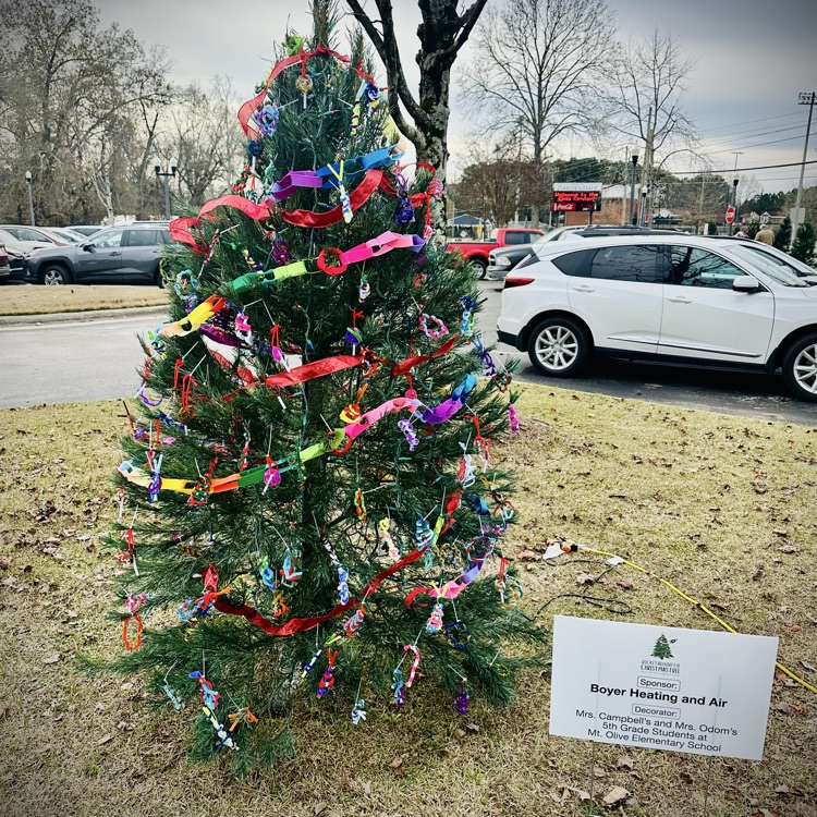 Christmas tree decorations 5th grade 