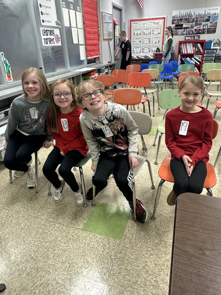 School spelling bee participants