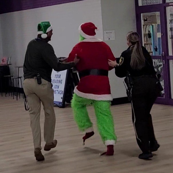 The Grinch was finally apprehended.