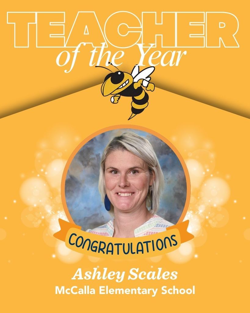 2025-26 McCalla Teacher of the Year