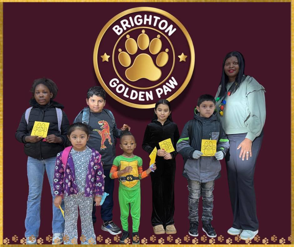 students and teachers smiling