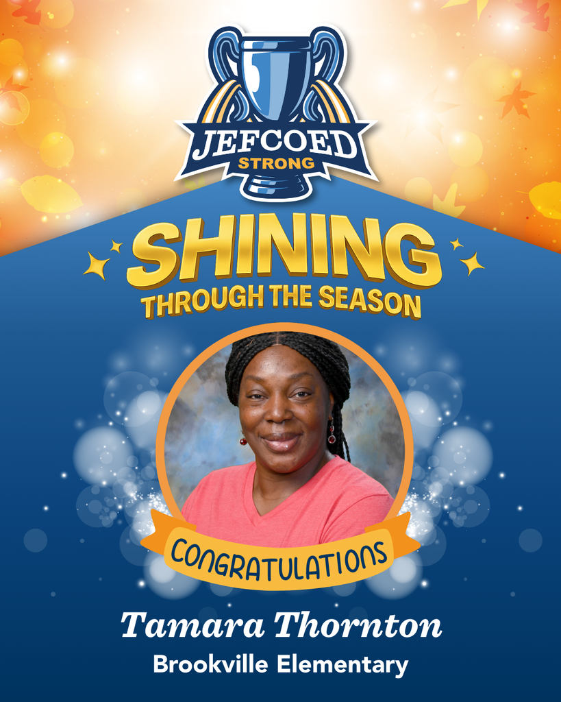 JEFCOED Strong Award - 2nd 9 Weeks