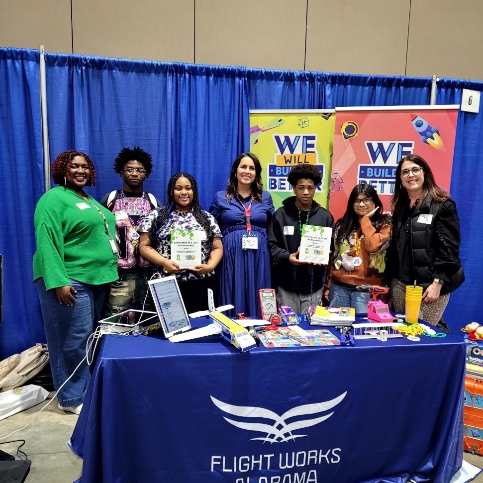 Teachers, Students, FlightWorks, & WBIB Rep