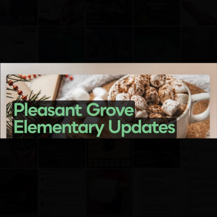 A flyer stated PGES has updates.