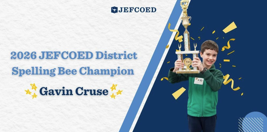 WInner fo the district spelling bee