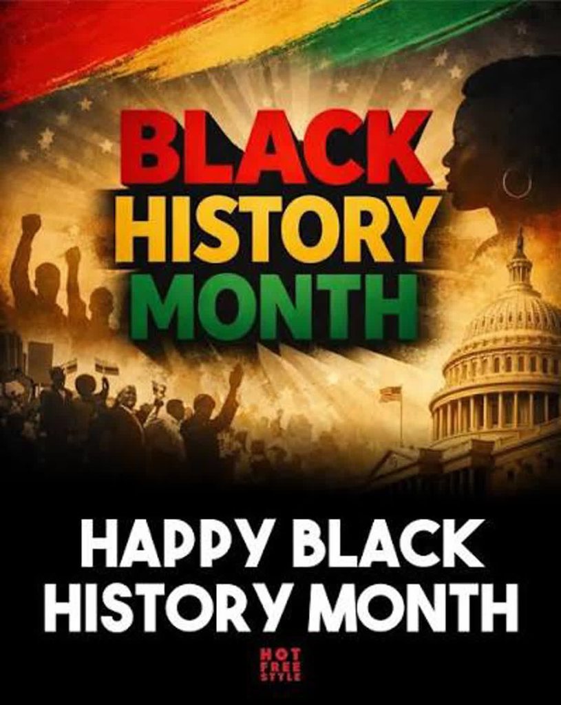 flyer for black history month