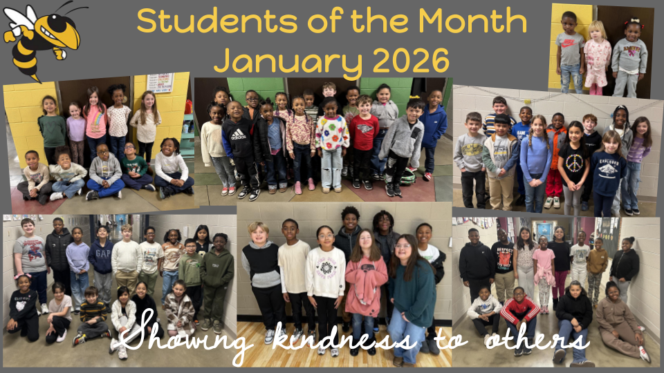January Student of the Month pictures