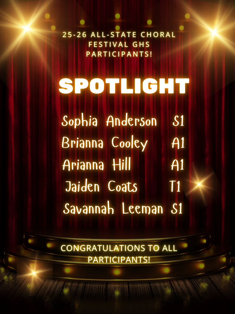 25-26 All-State Choral Festival Participants 