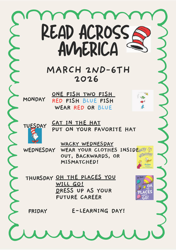 Updated Read Across America flyer