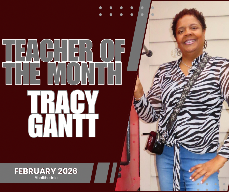 Tracy Gantt February Teacher of the Month