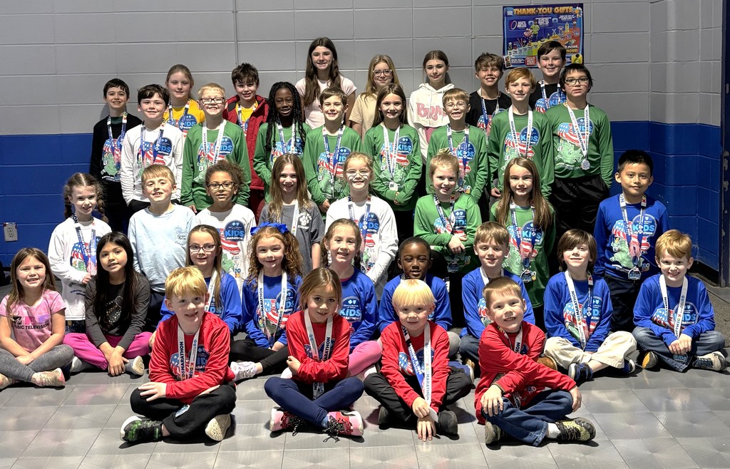 Kids marathon participants
