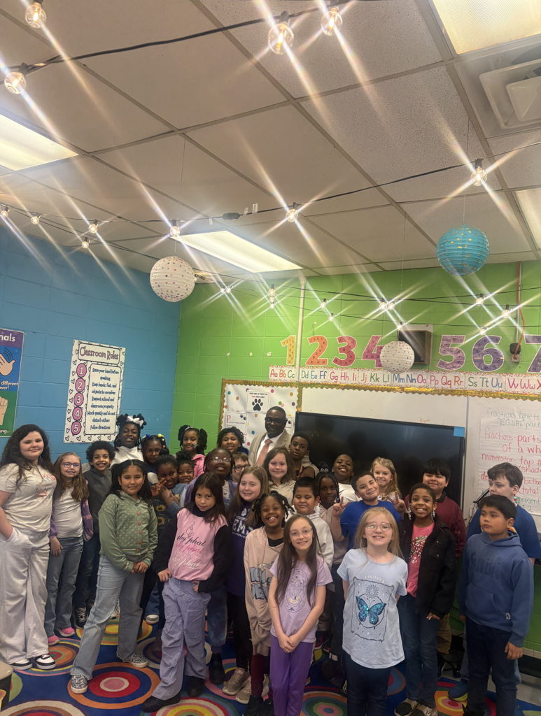 Dr. G reads to 3rd grade