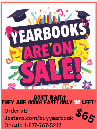 Yearbooks are almost GONE!