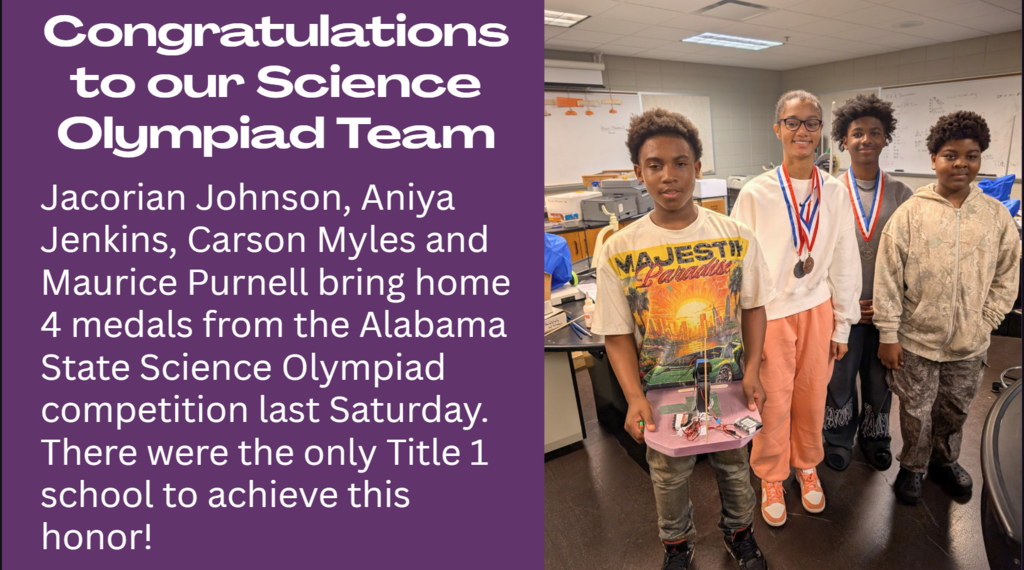 Congratulations to our Science Olympiad Students!