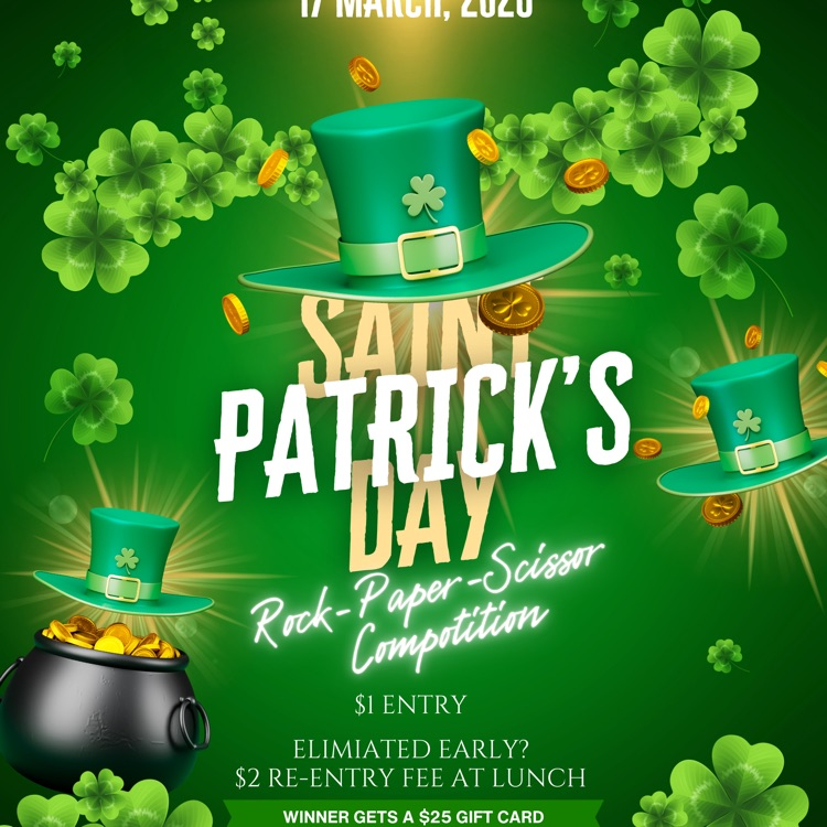 Rock Paper Scissors Flyer