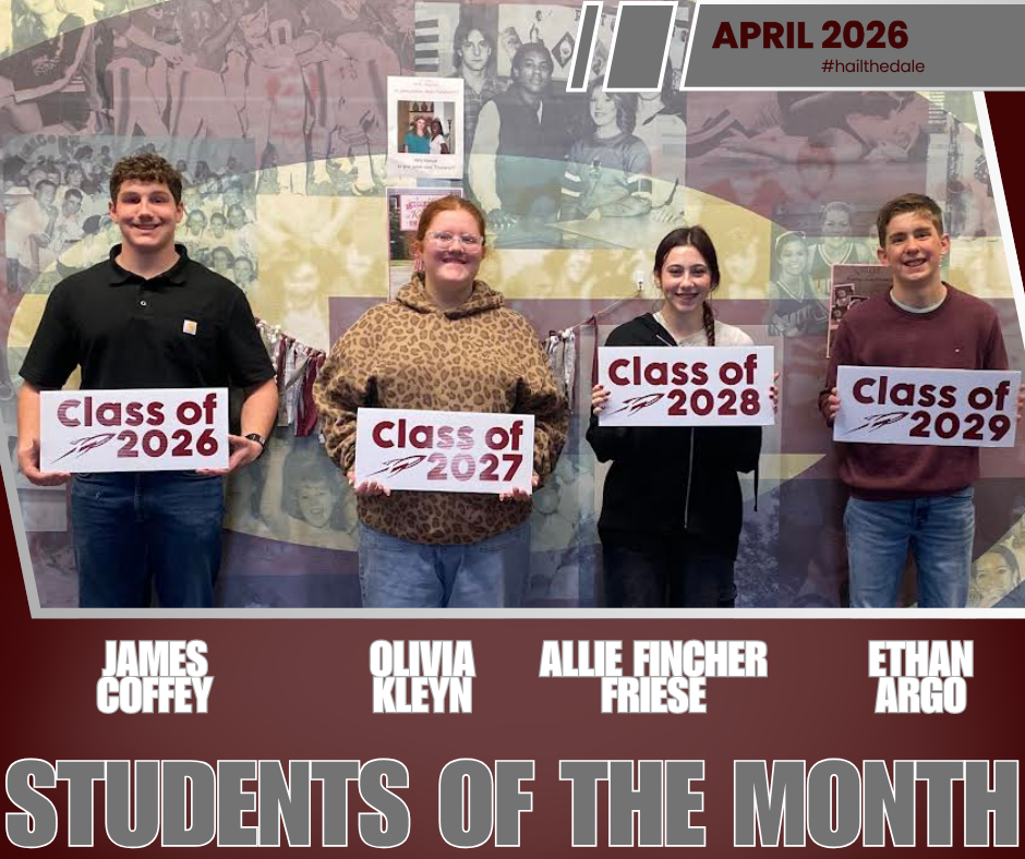 April Students of the Month