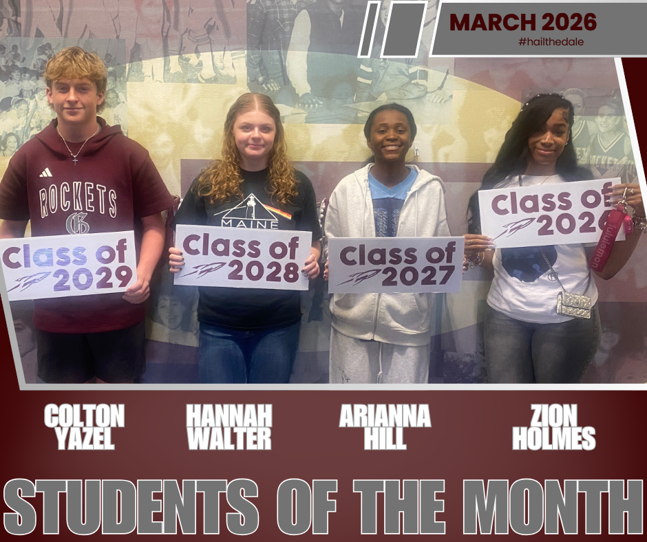 March Students of the Month