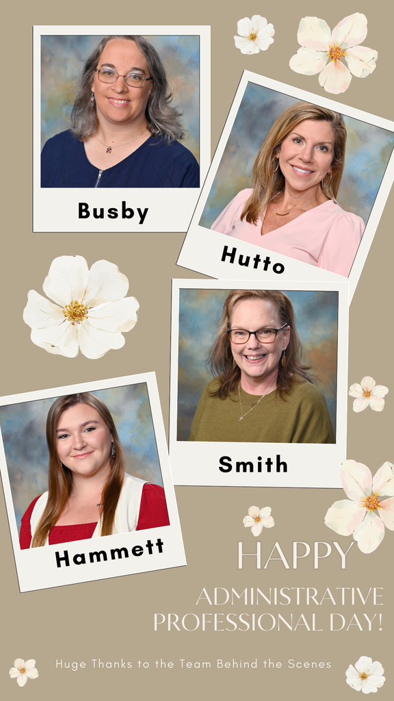 Happy Administrative Professionals Day!  Huge thanks to the team behind the scenes!