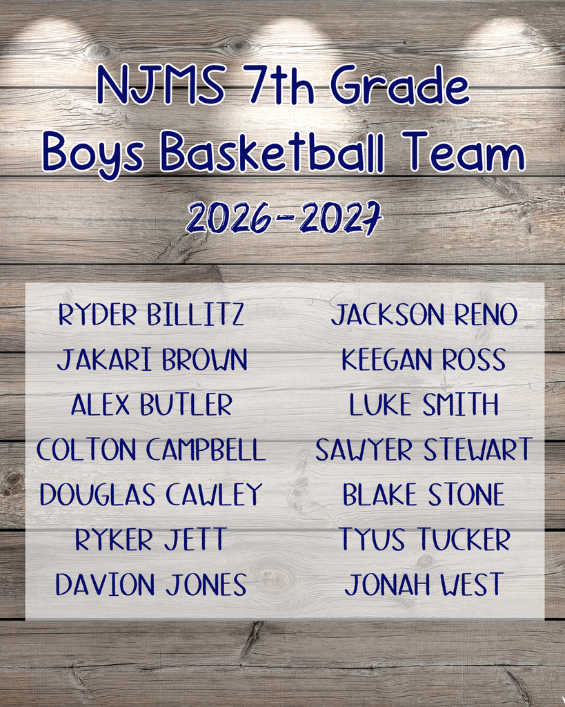 7th grade boys basketball list