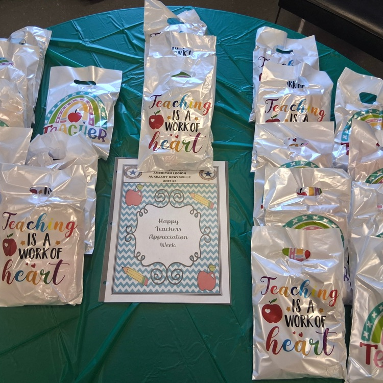 Goody bags for Teacher Appreciation