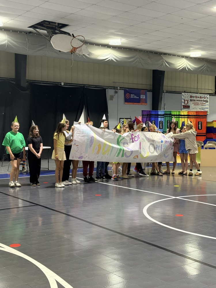 students performing in spring play