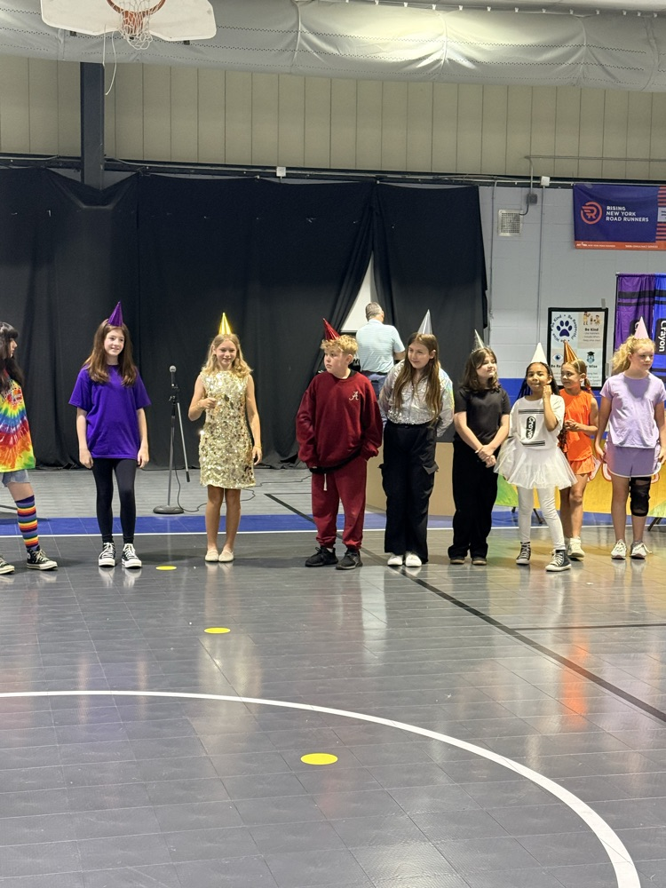 students performing in spring play