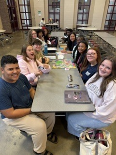 The freshmen academic achievers with a 4.0 GPA enjoyed an ice cream social today! Congrats freshmen keep up the good work!
