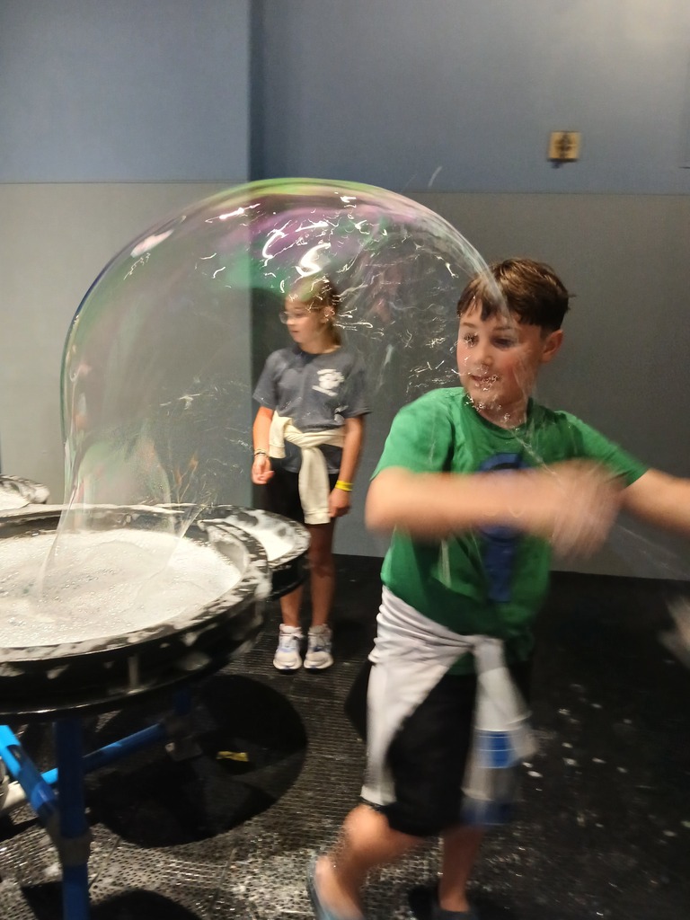 students on field trip to Mcwane center