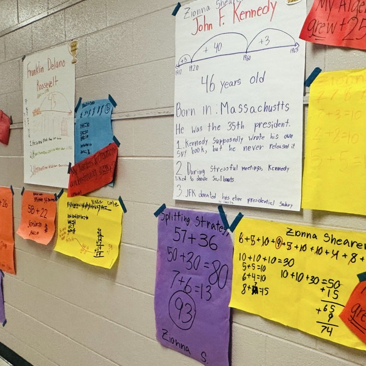 Students work from the SOAR program placed in the wall.