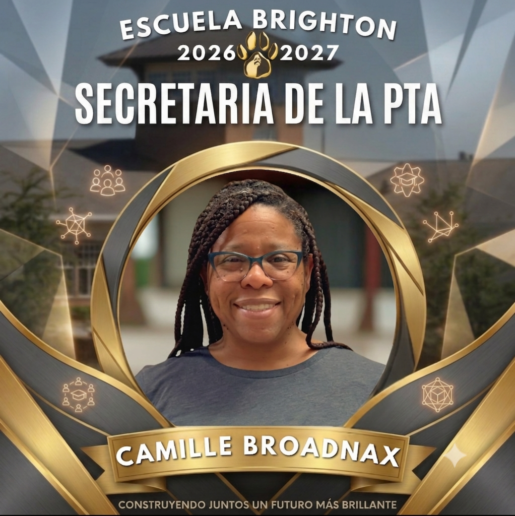 Brighton School PTA Secretary Camille Broadnax in spanish