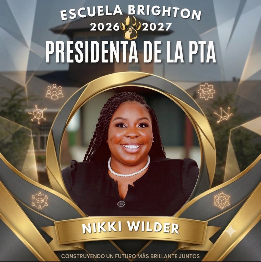 Brighton School PTA President Nikki Wilder in spanish