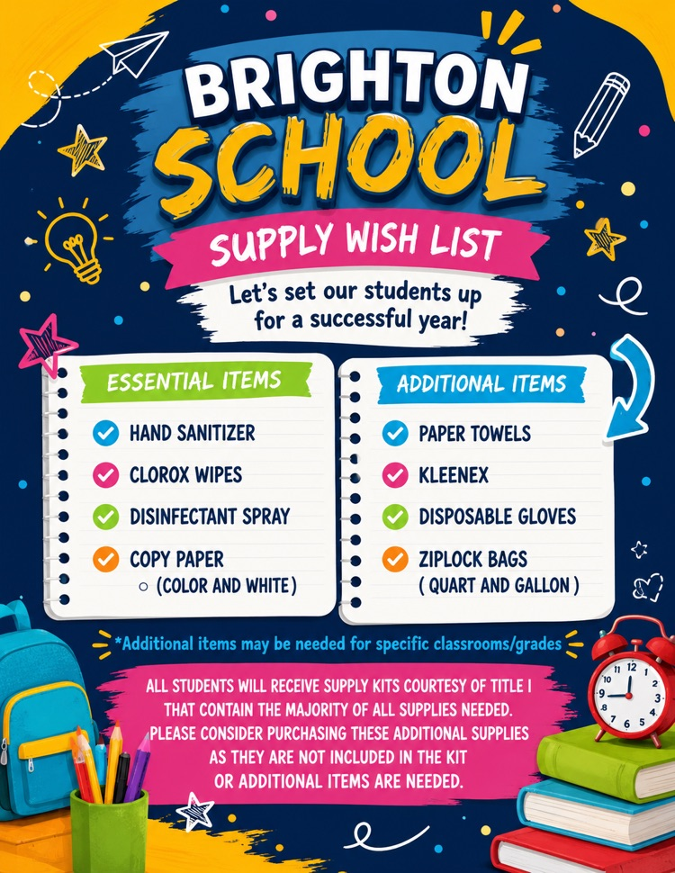 2026-2027 supply list