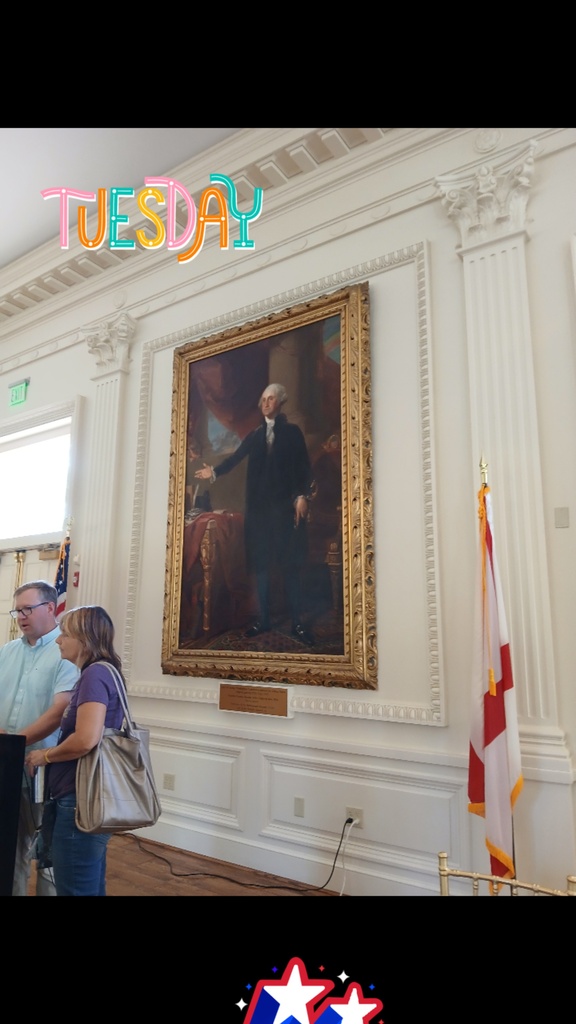 American Village portrait of Washington