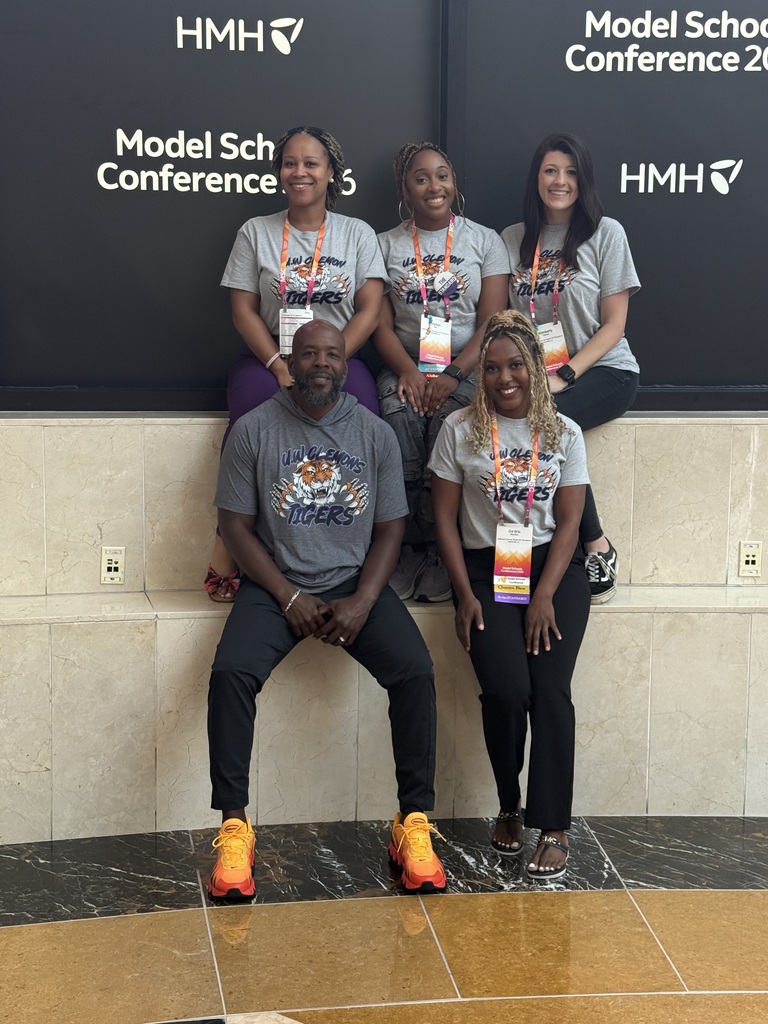 Members of U.W. Clemon Elementary School's leadership team smile for a photo while attending the Model Schools Conference.