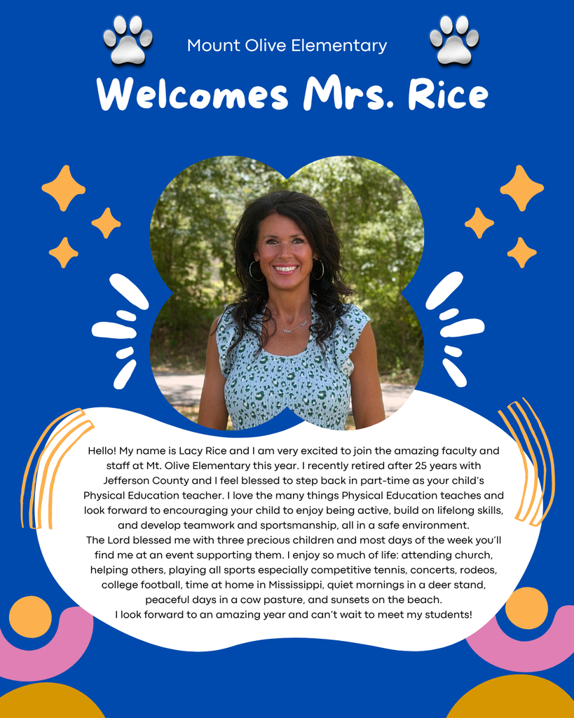 grpahic welcoming mrs rice