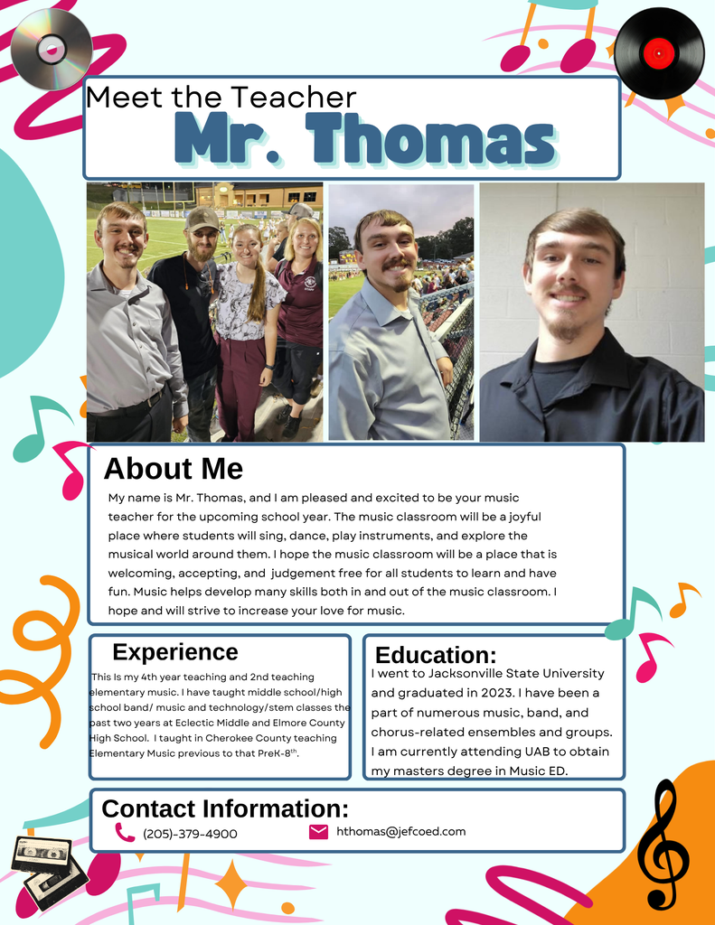 graphic welcoming mr thomas
